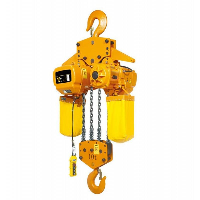 Palan électrique à chaîne stationnaire avec crochet TOR HHBD01-01 - 1T, 18m de levage, alimentation AC 380V_1