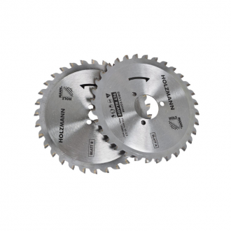 Scie double lame HOLZMDBS125_230V - coupe multi-matériaux avec système innovant et moteur performant_1