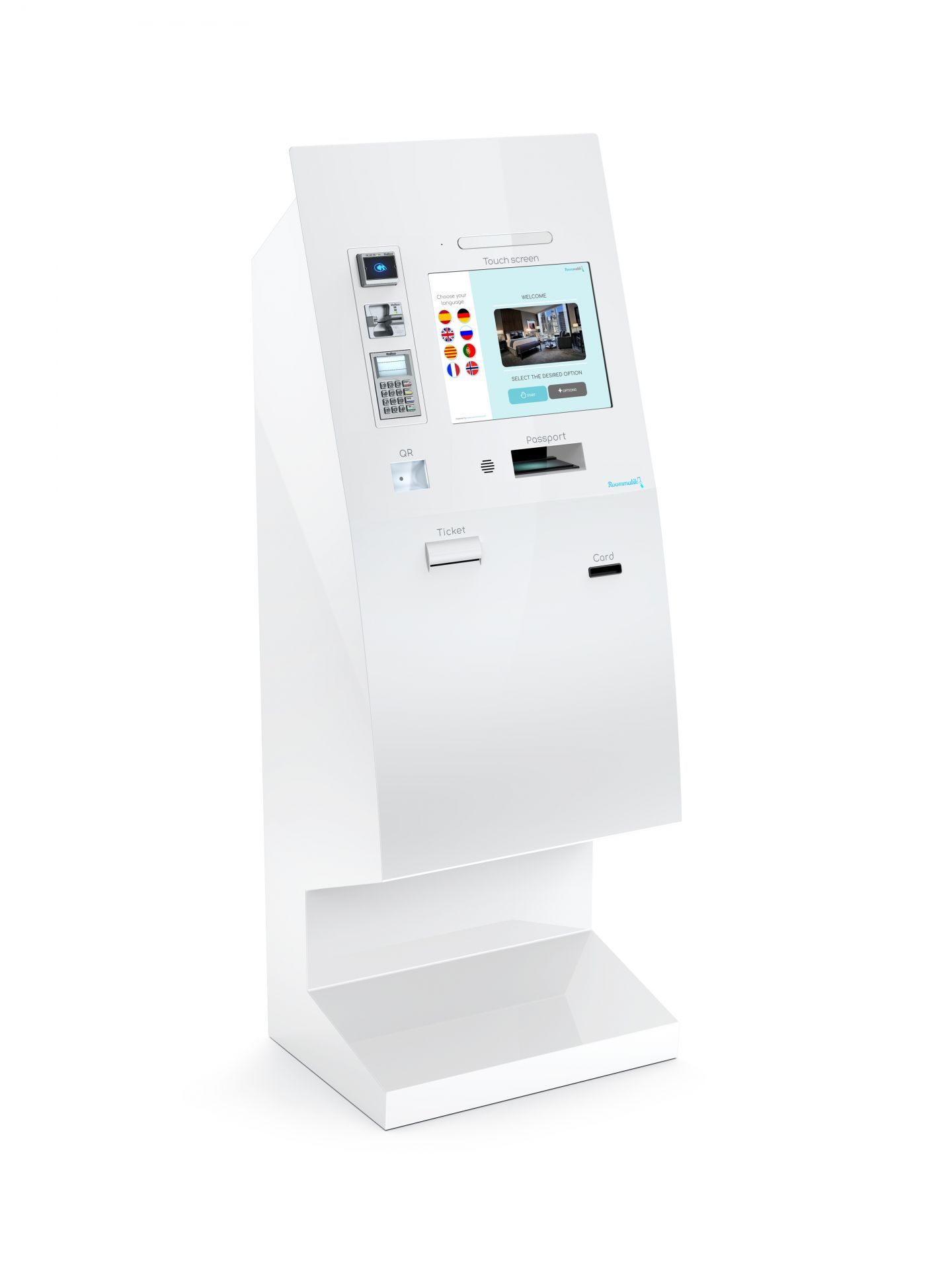 Borne d'enregistrement Roommatik L100 - réception 24h/24 pour hôtel avec système de paiement sécurisé et gestion à distance_1