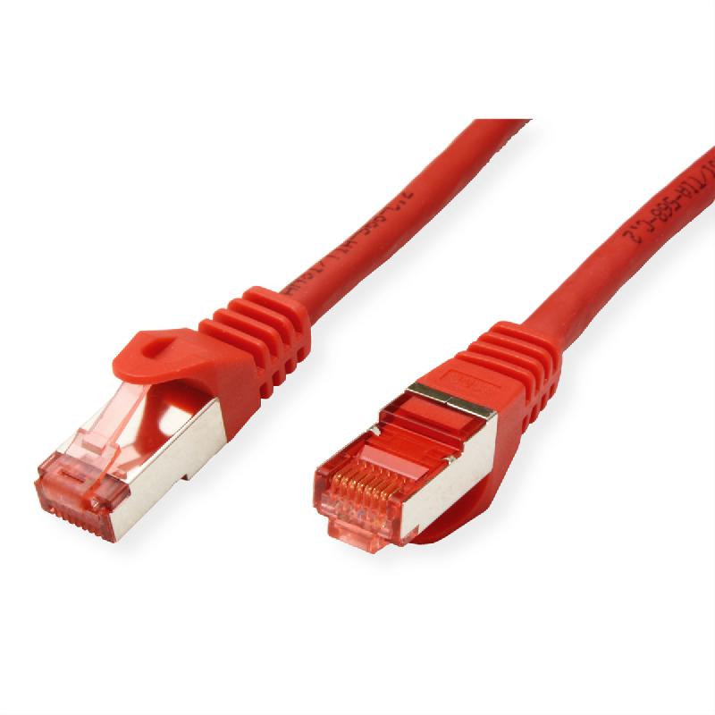 Cordon ROLINE S/FTP(PiMF) Cat.6, LSOH, Component Level, rouge, 2 m_1