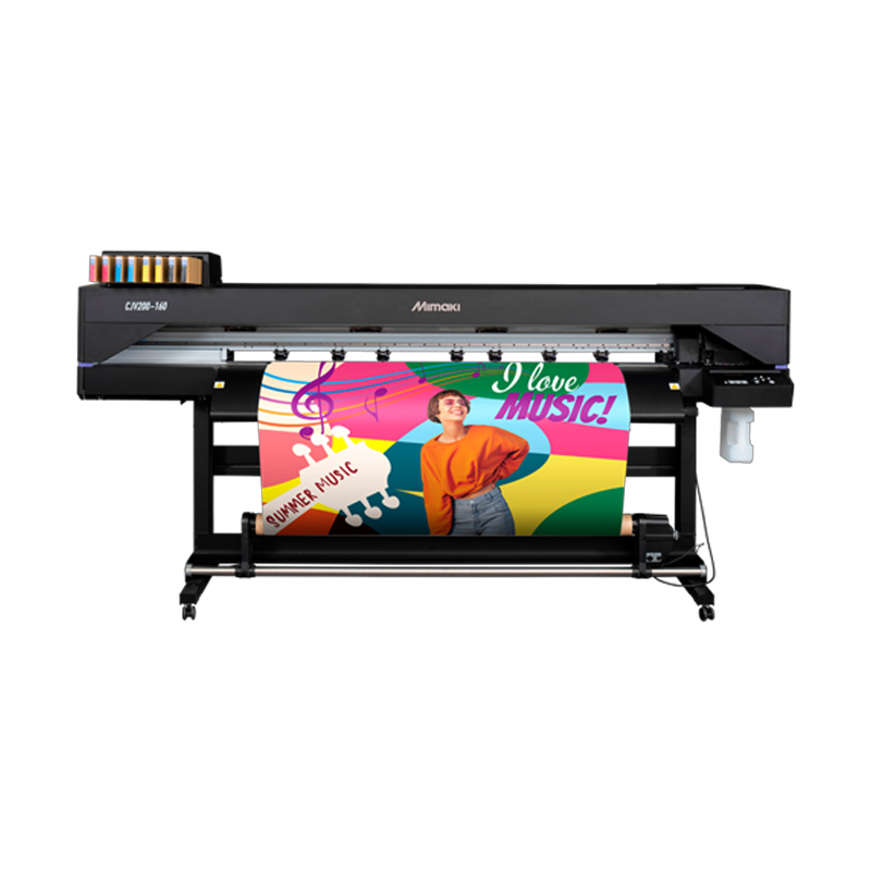 Imprimante grand format éco-solvant Print & Cut - Mimaki CJV200 Série CJV200-75 | CJV200-130 | CJV200-160 - Jusqu'à 17 m²/heure et encre SS22 sans GBL_1