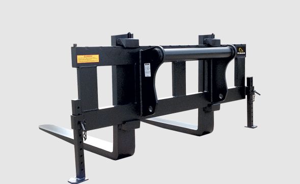 Fourches à palette T2F - Sécurisées et ajustables avec béquilles de stationnement_1
