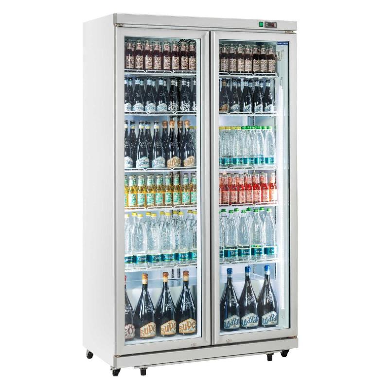 Armoire à boissons blanche 2 portes battantes 805 L - sans canopy | Coolhead - DC1050_1