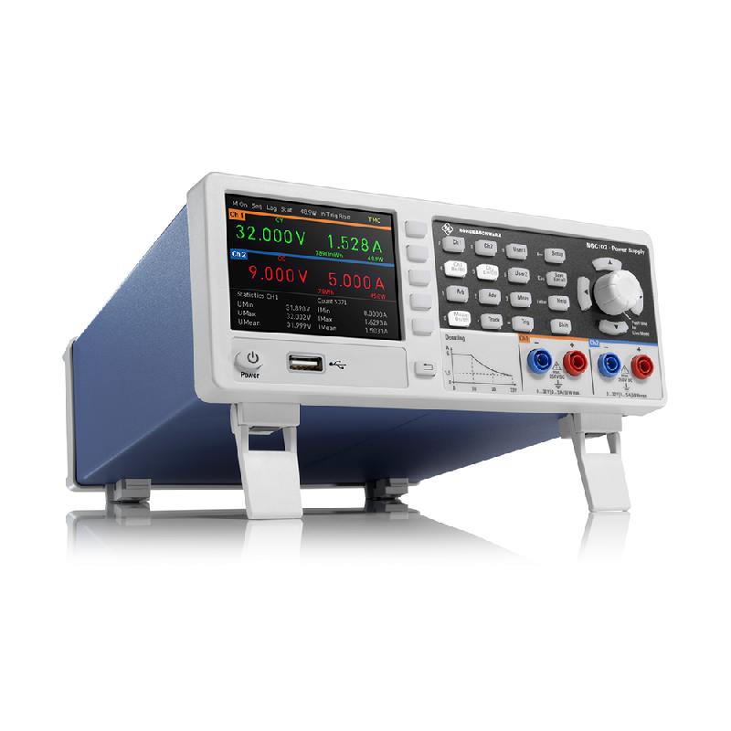 NGC102-G - Alimentation à découpage 2 voies 32 V / 5 A 100 W avec interfaces Ethernet, USB et GPIB - Rohde & Schwarz_1