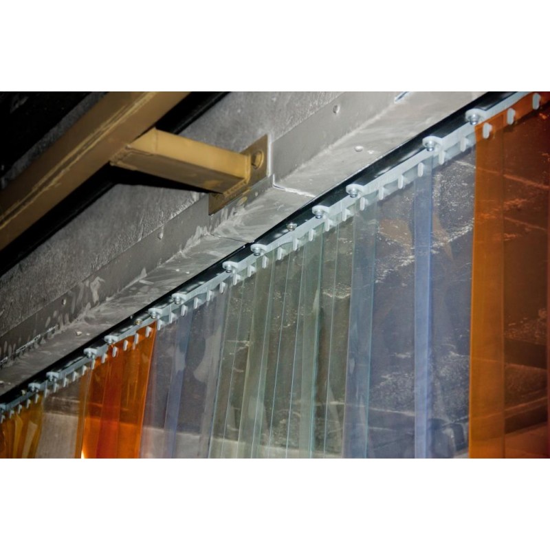 Porte à lanières ridstd / transparente / lanières fixes / isolation thermique_2