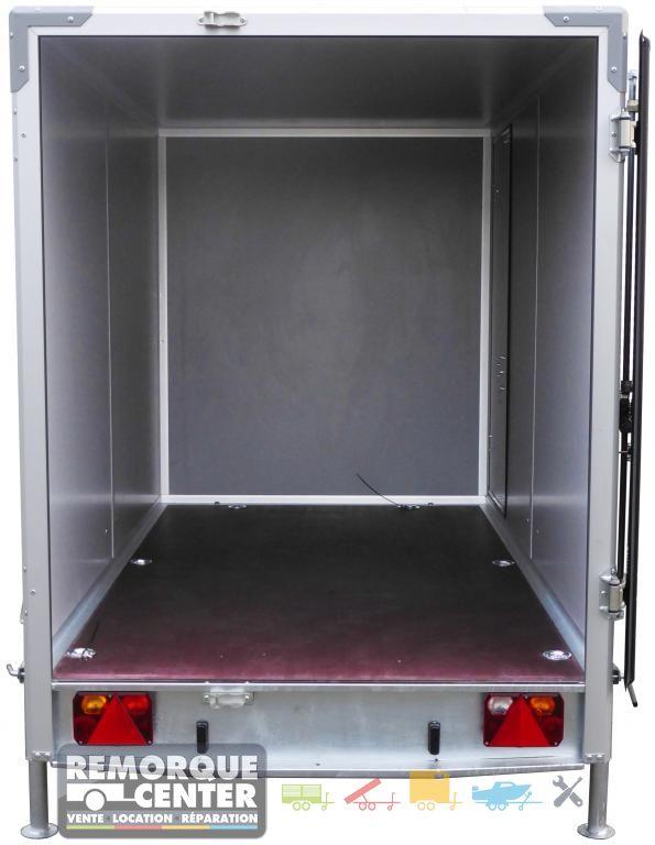 Remorque fourgon Lider V3 - freiné - 260x155x177 cm - PTAC : 1350 kg - Reference -42970 - protection intempéries et vols_1
