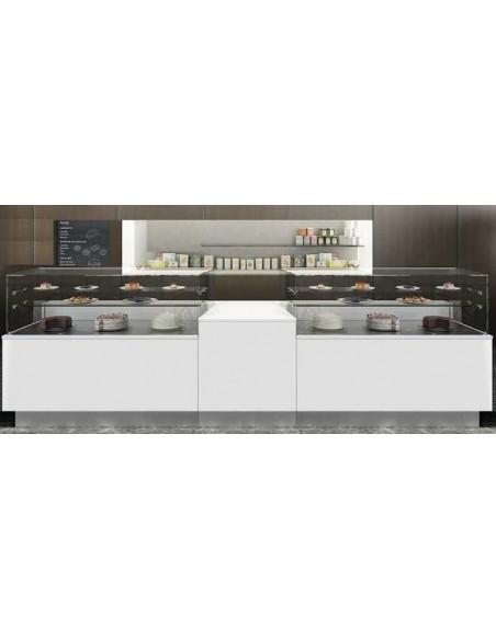 Vitrines réfrigérées pâtisserie/sandwichs non canalisable - Froid ventilé, Sans réserve - Perla 2E 200 SR SD_1