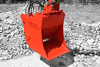 Godet Concasseur CB3 - BAV - 450 kg - Hauteur de mâchoire 350 mm - Pelle porteuse 3,5 à 6 tonnes_1