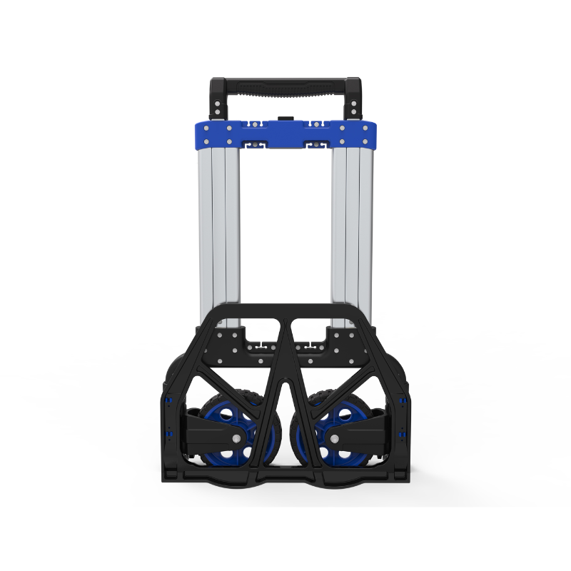 Diable pliant téléscopique - bavette rabattable - CHARGE MAXI 125 KG_1