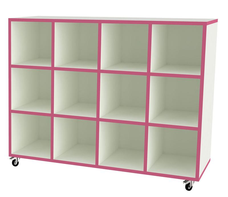 Meuble de rangement scolaire Color - Réf 208725-01 - Garantie 7 ans - Structure mélaminé_1