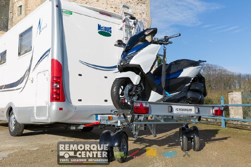 Remorque transversale avec roues pivotantes 360° - YO REMORQUES - CCT4 - 260 kg charge utile - Référence -38398_1