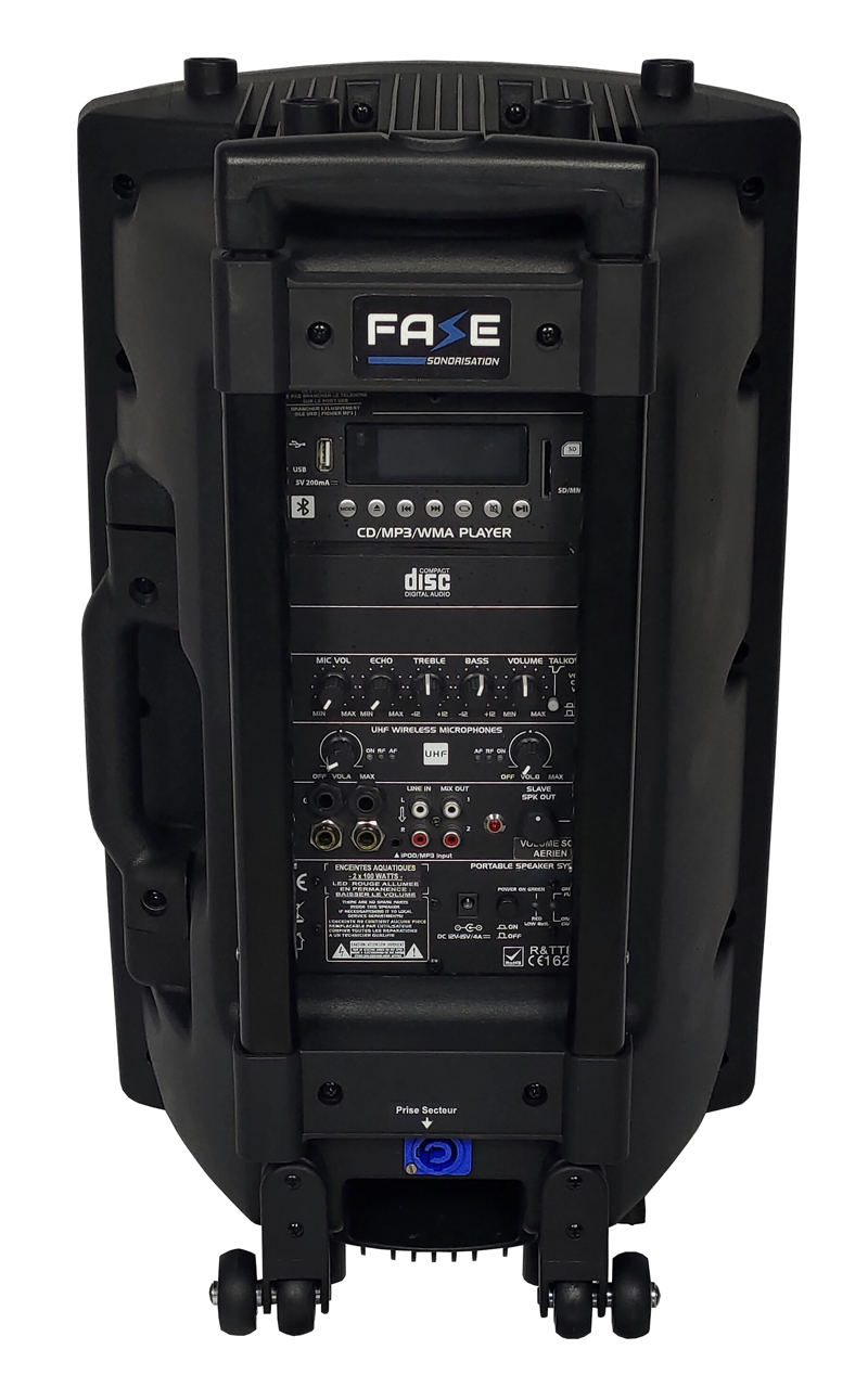 Sonorisation aquatique TM-155 AQUA - 200W + 2 barres de son AQUA 100M sous-marines_1