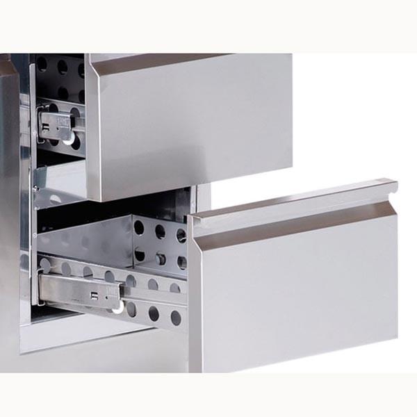 Soubassement réfrigéré 6 tiroirs GN 1/1 - 255 L | 1795x700x650 mm | L2g - 6D-U-GN3100TN_1