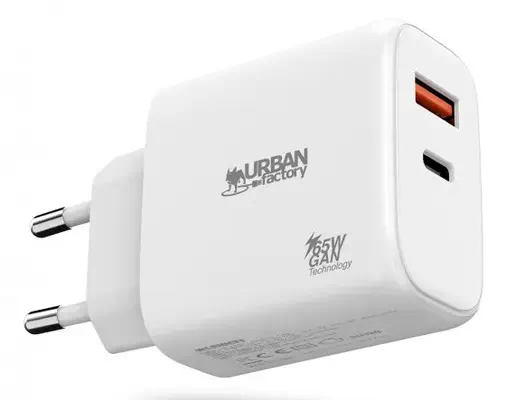 Urban Factory GPS62UF chargeur d'appareils mobiles Universel Blanc Secteur Charge rapide Intérieure_1