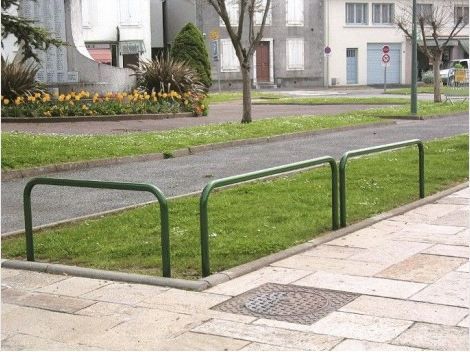 Arceau urbain BP15L - Serem - acier renforcé - diamètre 40mm - hauteur 55cm - longueur 150cm_1