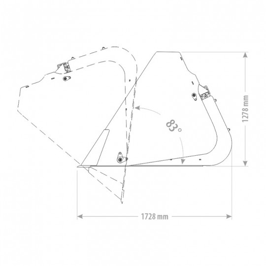 Godet haut déversement - Grand volume - Compatible chargeuses, télescopiques et tractopelles_1