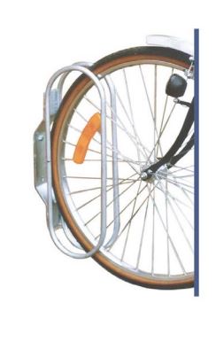 Griffe orientable ou fixe pour vélos - Structure en acier galvanisé Ø16 mm - jesignale_1