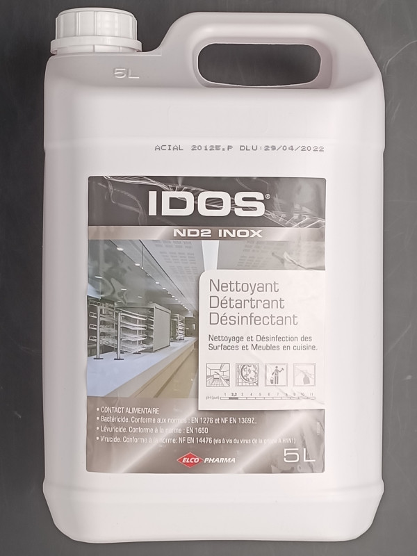 Idos nd2 nettoyant desinfect bact levuricide inox parfume vapo 750ml_1