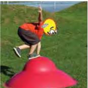 Module mono-bloc fixe pour jeunes enfants - bosse en forme de cloche - résine polyester sans phtalate - Ø 105 x H 41 cm_1