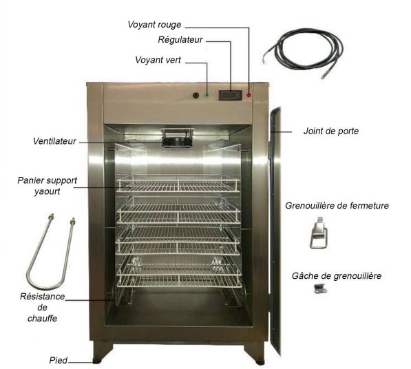 0801018 - yaourtières en inox - 140 pots -110 v/230 v monophasée_1