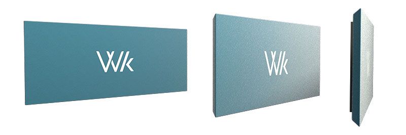 Panneaux acoustiques muraux kletone - absorbeur de bruit - wellko - 445 x 1195 x 50 mm 4.00 kg_1