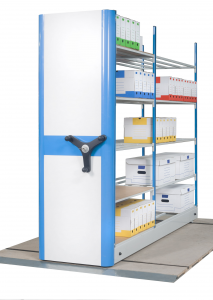 Rayonnages sur base mobile - solution idéale pour archives et milieu industriel - jusqu'à 80% de capacité de stockage en plus_1