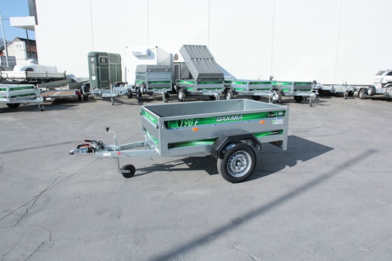 Remorque avec frein entièrement démontable - fabrication française Daxara 198 F - robuste et polyvalente_1