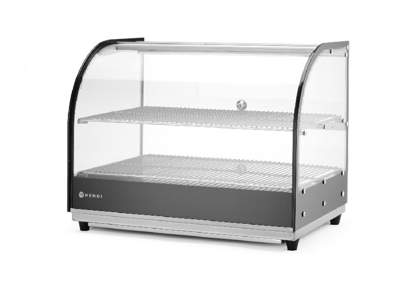 Vitrine de table chauffante deux niveaux HENDI_1