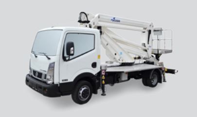 Camion nacelle B240PX - GSR - Hauteur de travail 23.6 m, déport 12.3 m, charge utile 250 kg_1