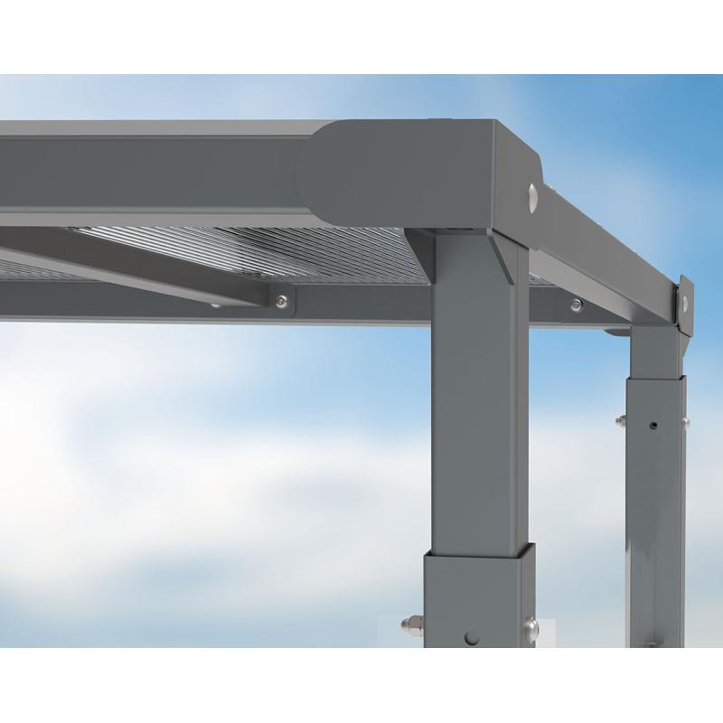 Passage couvert Milan - Réf : 529255+529256.Gpro - Structure moderne et extensible avec bardages latéraux en option_1