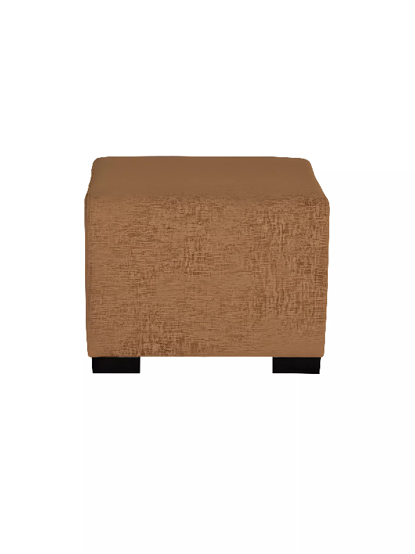 Pouf 1 place terre de sienne_1