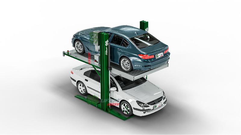 PTP23-27/2100 - Pont élévateur 2 colonnes avec cylindres hydrauliques doubles et plateformes pour véhicules_1