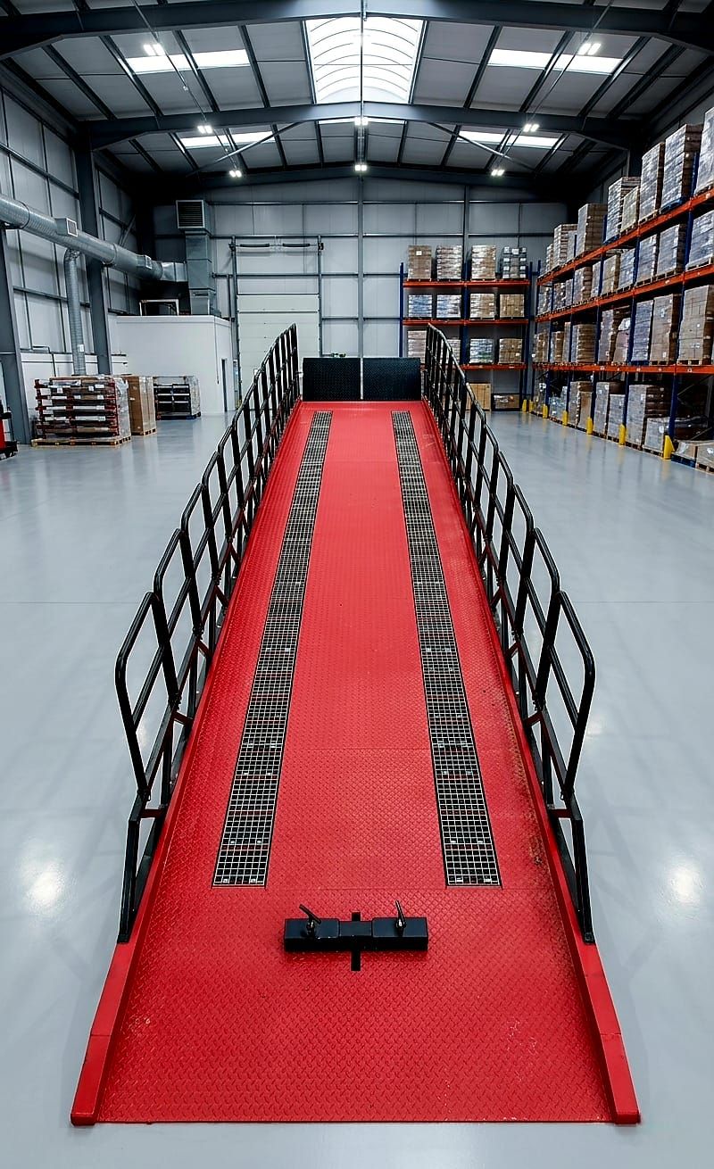 Rampe pour transpalettes et gerbeurs AZ RAMP STAR OTC Cat.1 - usage industriel et formation CACES_1