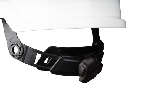 Casque de securite lunette integree phoenix pro blanc_1