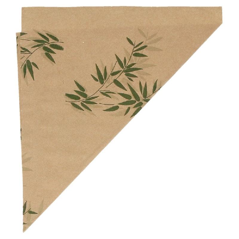 Cornet en papier ingraissable Feel Green 70g 20x14cm - par 2000_1