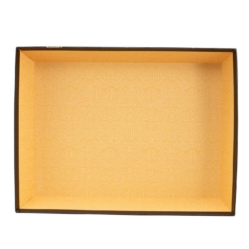 Corbeille carton kraft Gatsby 36x27x7cm_1