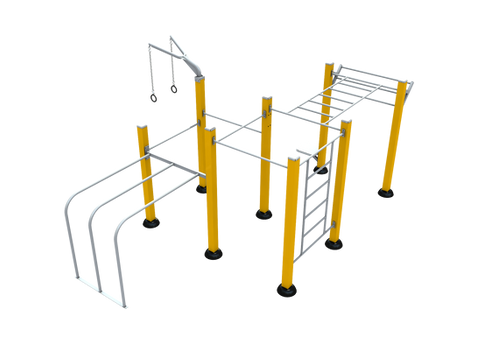 Her-02 - Équipements de street workout Herkules - Station polyvalente - Taille minimum : 140 cm_1