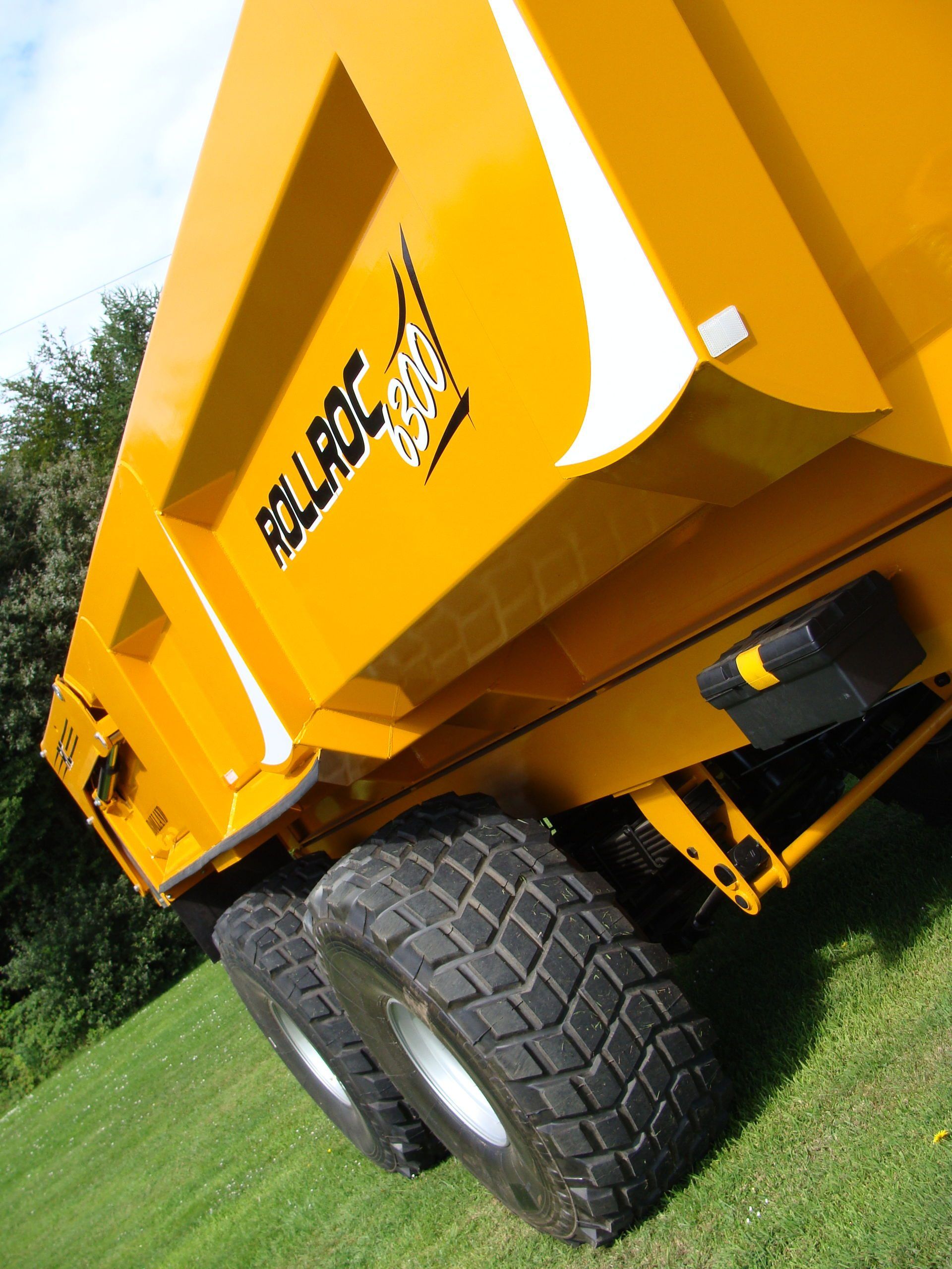 Rollroc 6300, modèle 2 essieux robuste pour travaux intensifs