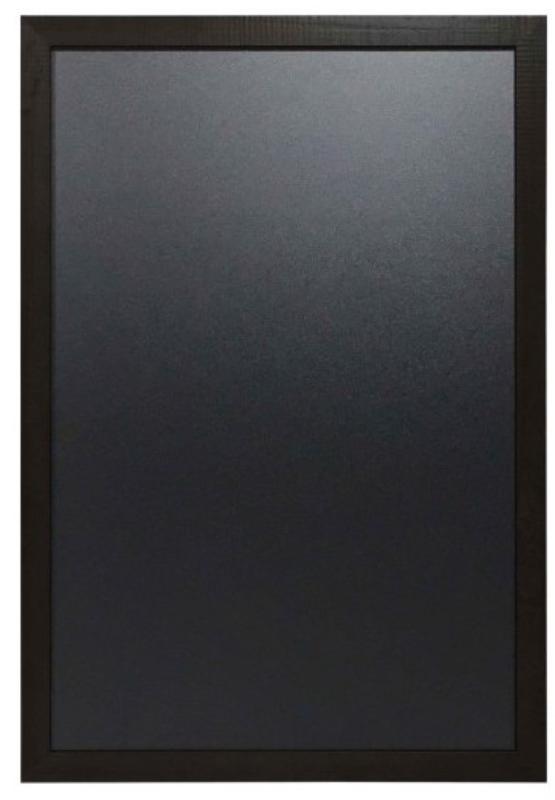 Ardoise menu murale - cadre bois - petit format - 630x430 mm - 2 kg - fabrication française_1