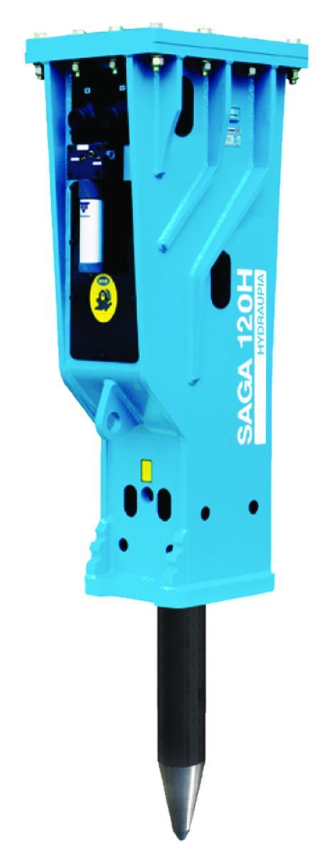 Marteau brise roche avec technologie à chambre d’azote MSB Saga 120