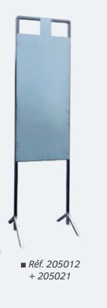 Panneau électoral éco - Hauteur 2100 mm - Options : pieds amovibles, fourreaux à sceller, plots béton_1