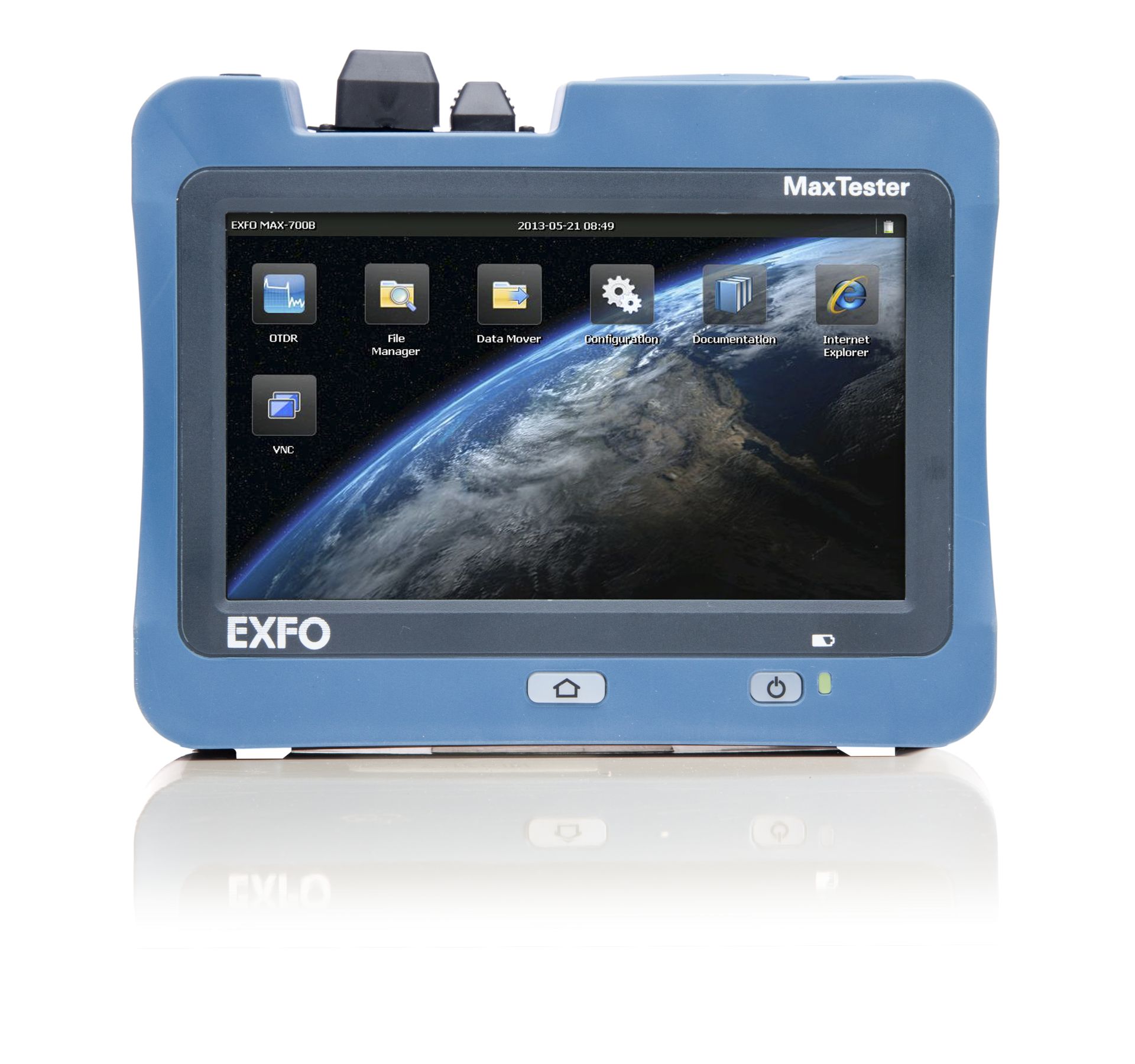 Réflectomètre OTDR EXFO Max-715B - Dynamique jusqu'à 30 dB - Compatible iOLM - Format tablette 7''_1