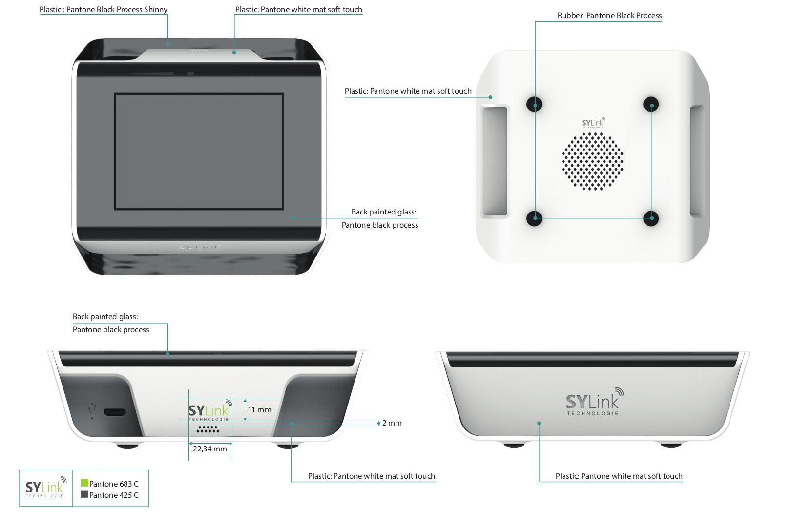 Solution de sécurité informatique SYLink Spot - Écran tactile 3,5’’ - Protection des connexions nomades et réseaux publics_1
