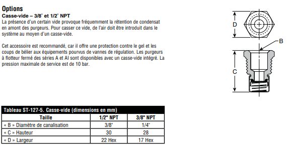 A series - Purgeurs à flotteur fermés avec évent thermostatique - Armstrong International Inc - Capacités de 8 600 lb/hr_1