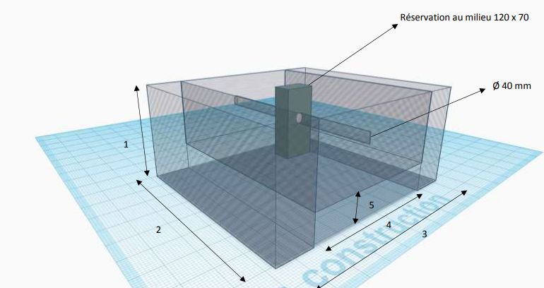 Bloc Béton anti-intrusion A.I - Masse 500 kg - REFAI0500_1