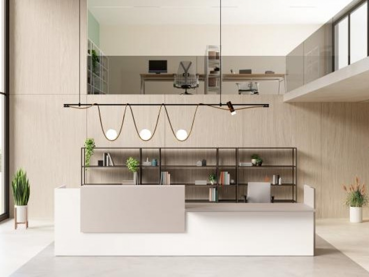 Banque d'accueil HUGO - élégance, fonctionnalité, qualité - design contemporain et configurations variées_1