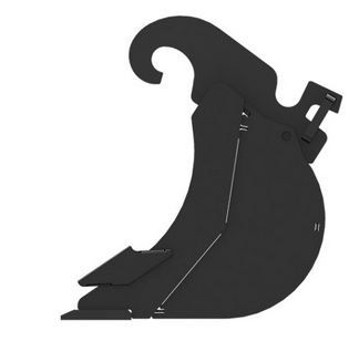 Godet d'excavation-mini-pelle - caterpillar finance france - 300 mm (12 in) - poids 32 kg_1