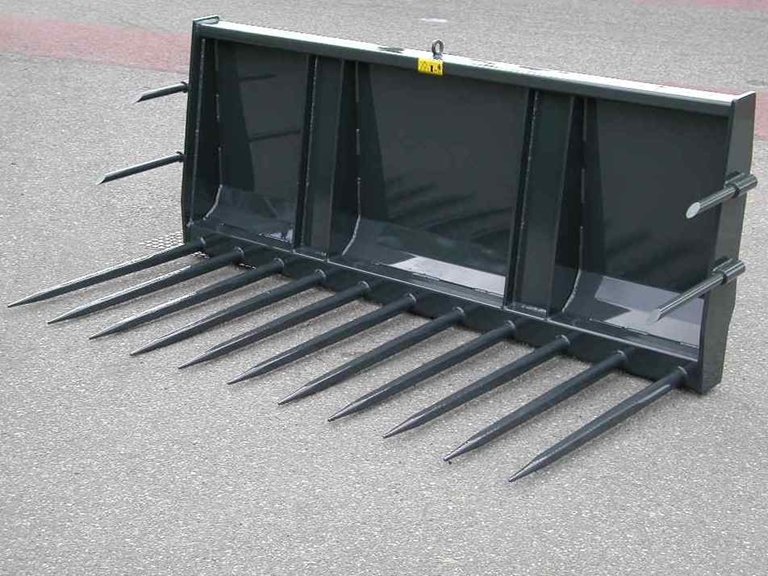 Fourche à fumier série A - Wifo - construction robuste avec dents boulonnées et plaques arrière pour accessoires_1