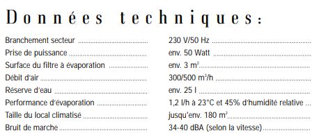 Humidificateur à évaporation B250 - DEVATEC_1