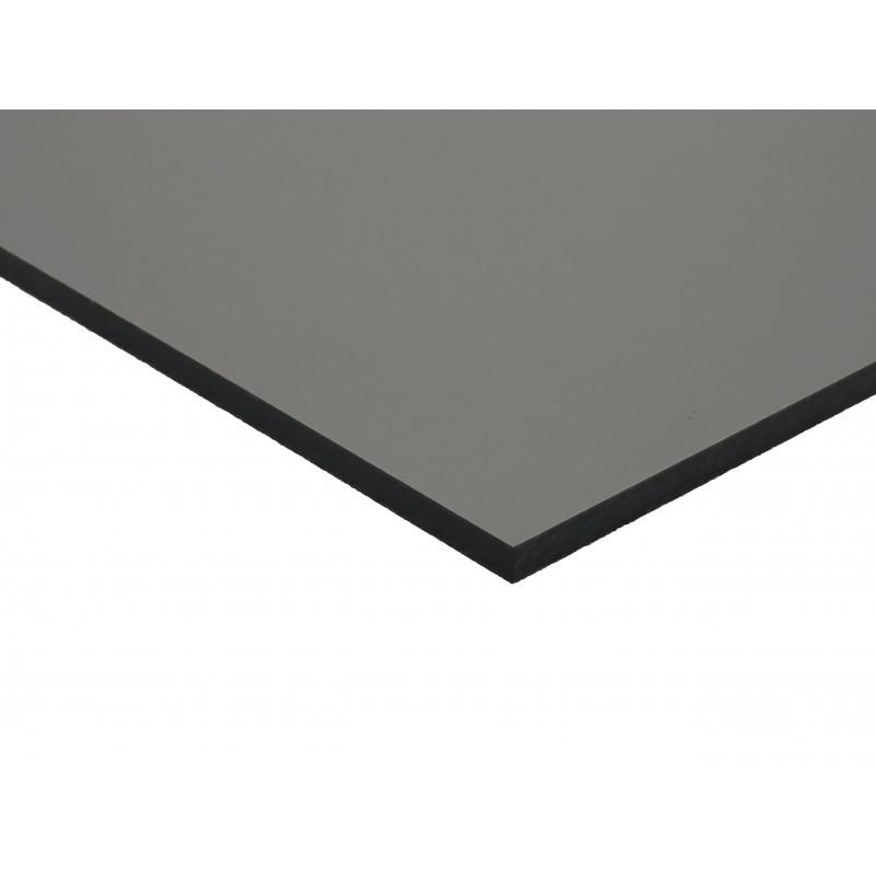Panneau de bardage stratifié HPL compact - Gris Quartz - 6 mm d'épaisseur, 130 cm de largeur, 61 cm de longueur, surface couverte 0,79 m²_1